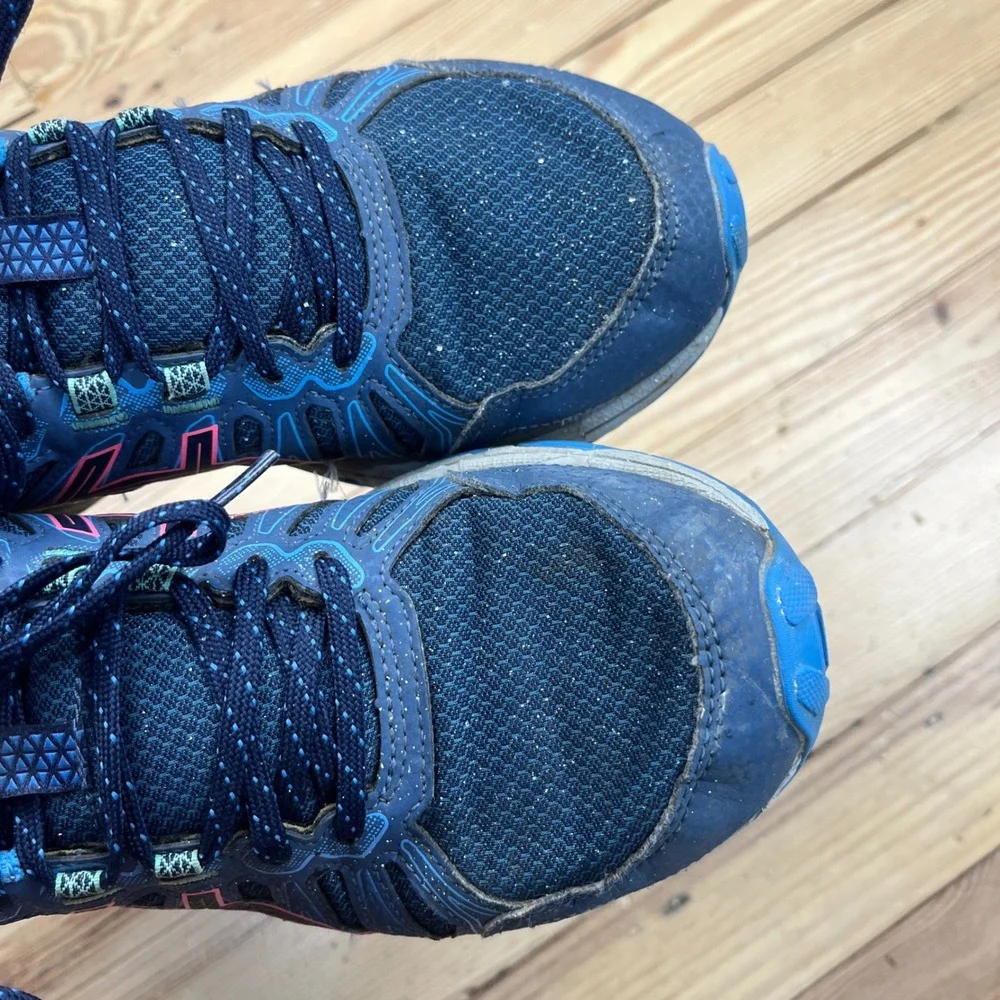 ASICS Gel-Venture 7 Womens Trail Running Shoes Navy Pink hiking casual Size 7
